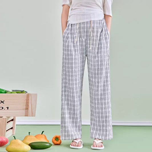 Mama Breeze Plaid Pants