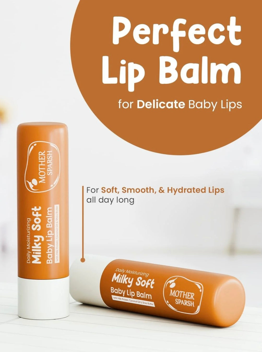 MOTHER SPARSH Milky Soft Baby Lip Balm