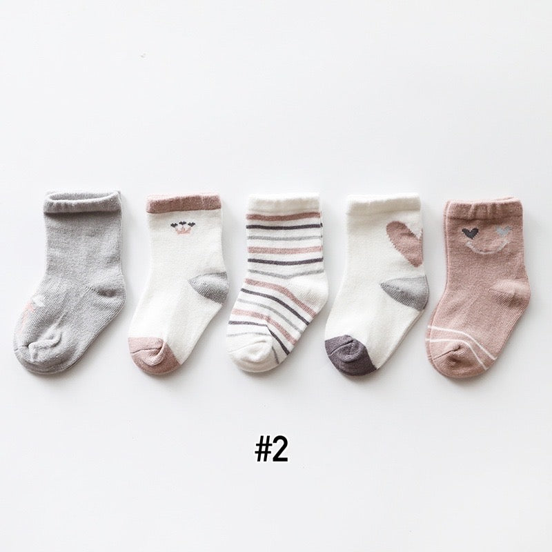 5-pair Set Socks