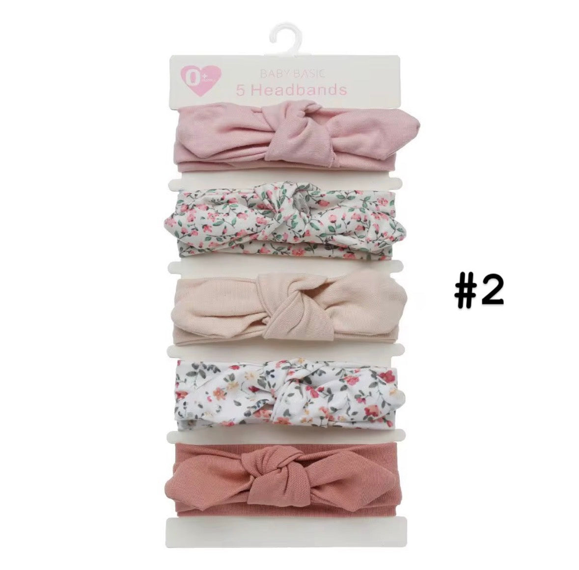5 piece Set Headband