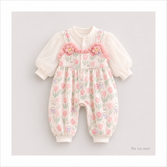 Tulip Bunny Romper