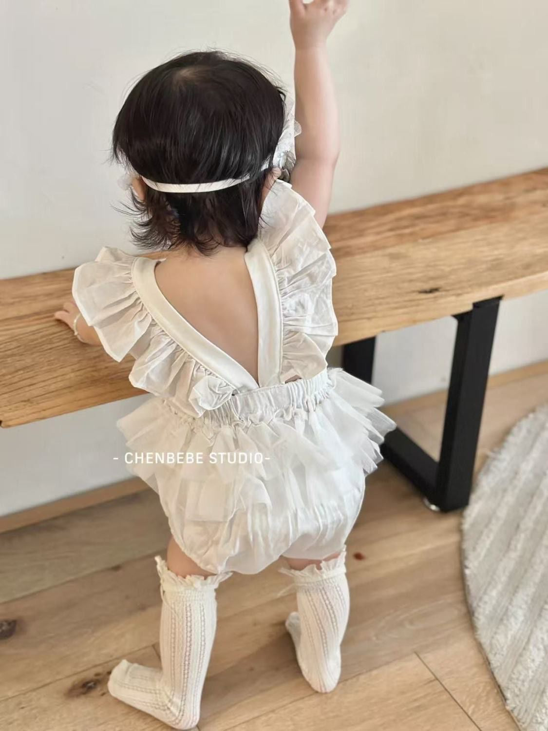 Celeste Lace Tulle Romper