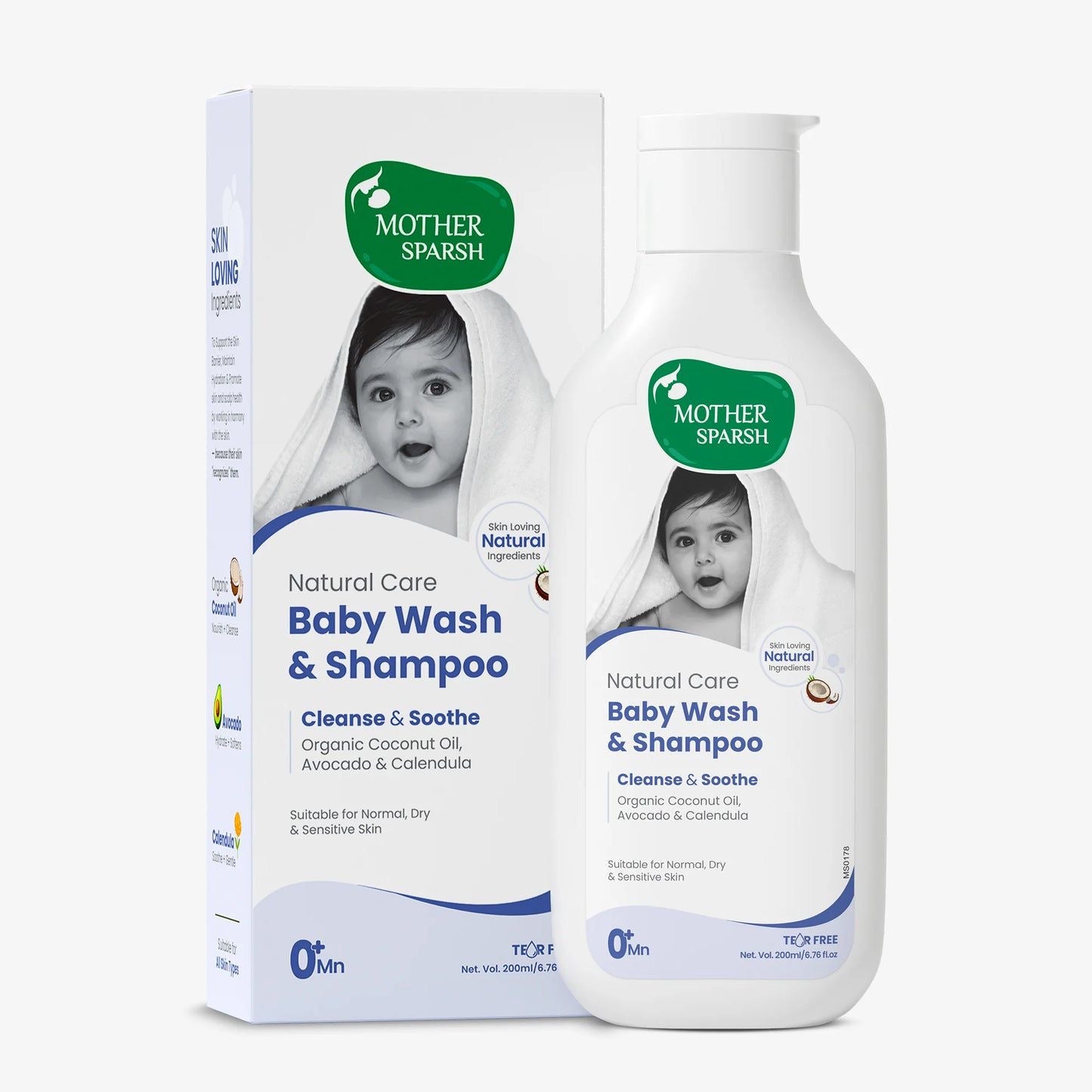 Mother Sparsh Natural Care Baby Wash&Shampoo