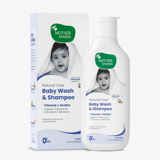 Mother Sparsh Natural Care Baby Wash&Shampoo