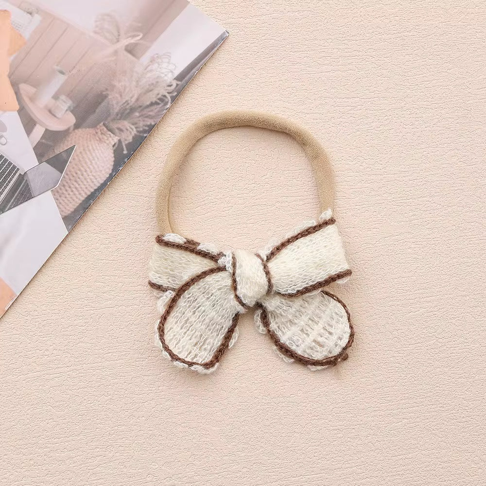 Knitted Bow headband