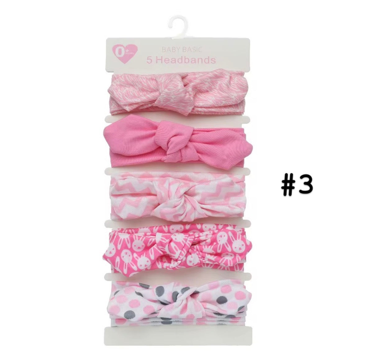 5 piece Set Headband