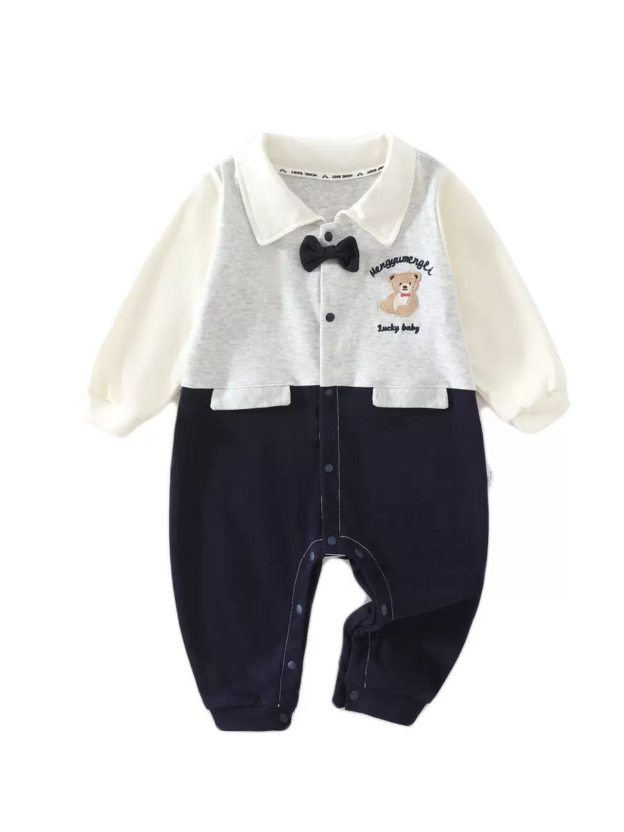 Blue Lucky Romper
