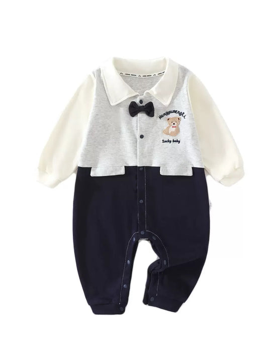 Blue Lucky Romper