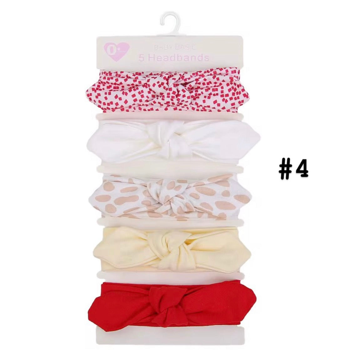 5 piece Set Headband