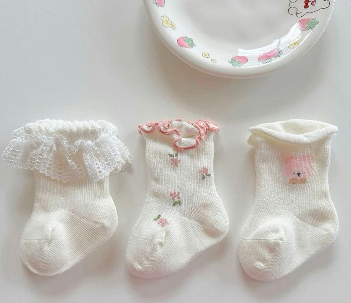 Kids Socks 3-pair