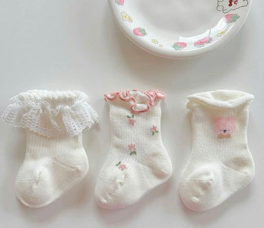 Kids Socks 3-pair