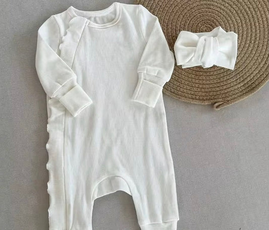 Newborn Romper with headset