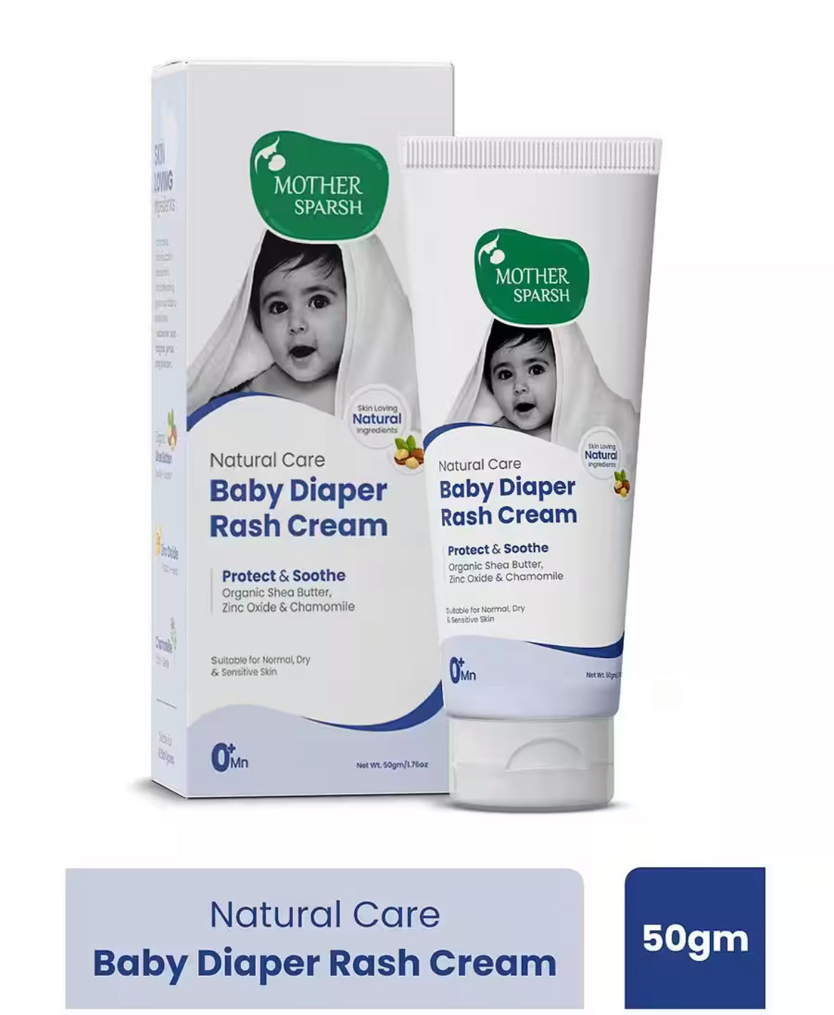 MOTHER SPARSH Natural Care Baby Diaper Rash Cream-50GM