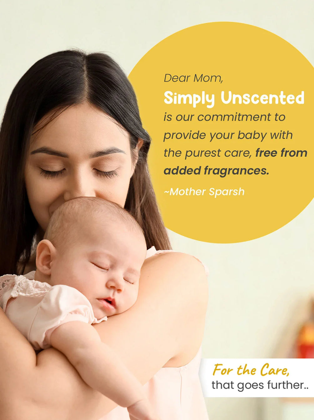 MOTHER SPARSH Simply Unscented Baby Shampoo 200ml