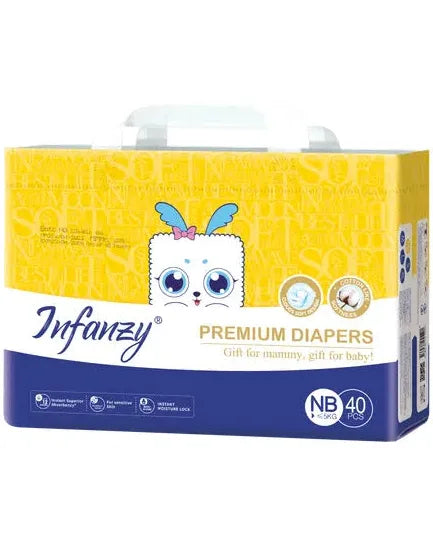 Infanzy Premium Newborn Velcro (tape) 40pc